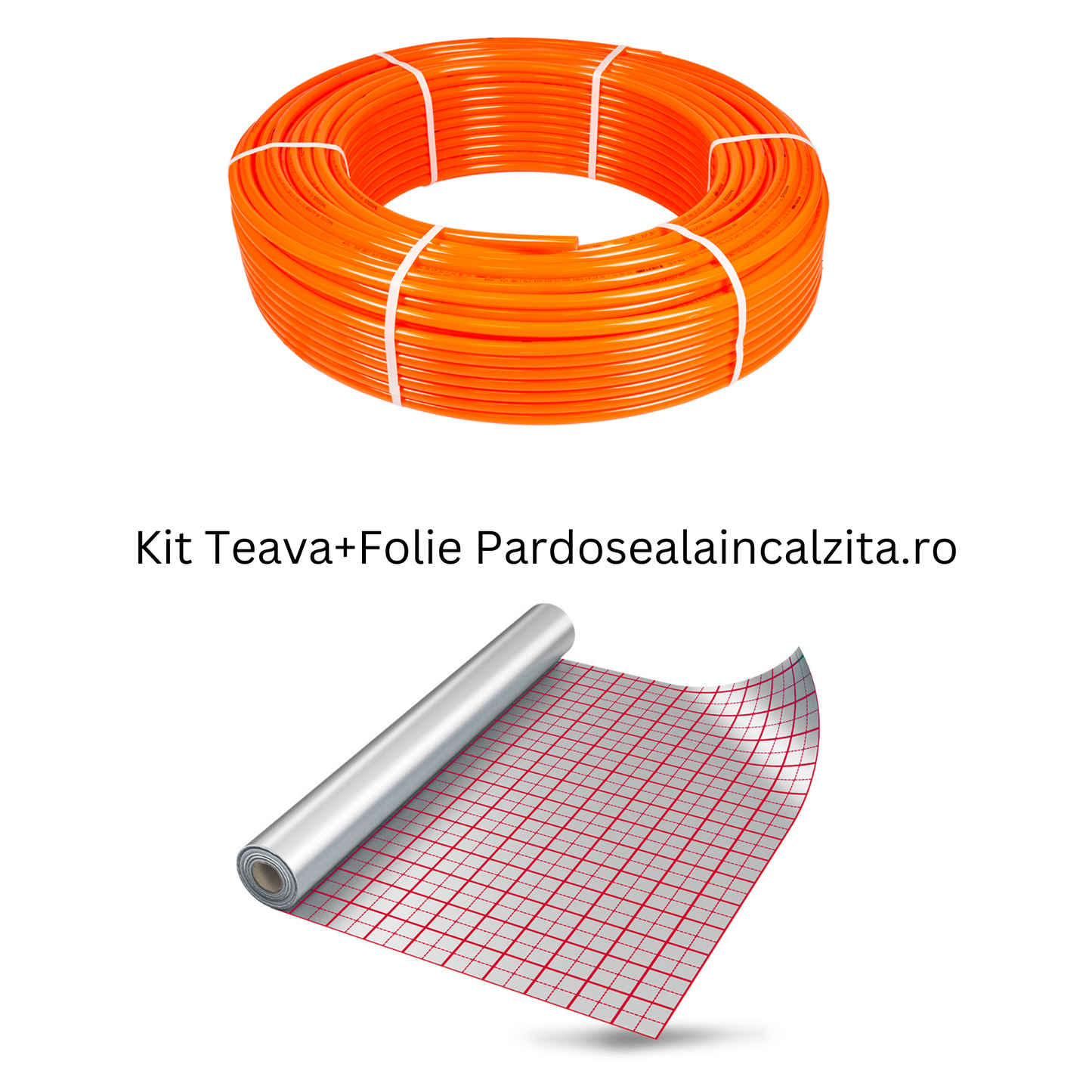 Kit teava+ folie tacker incalzire in pardoseala